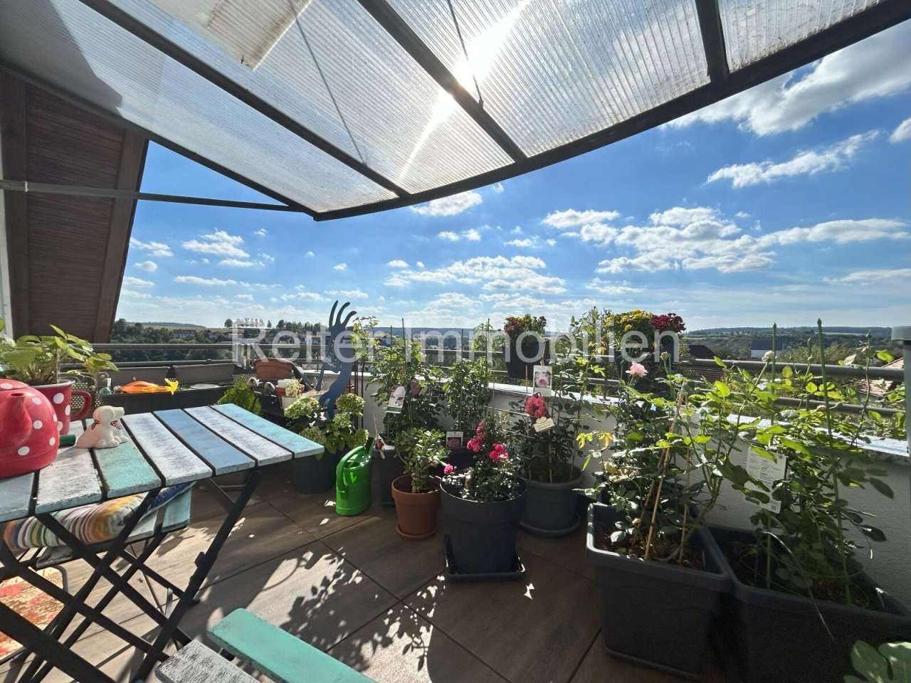 Balkon mit tollem Ausblick